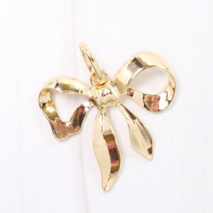 Beckett Bow Charm Gold